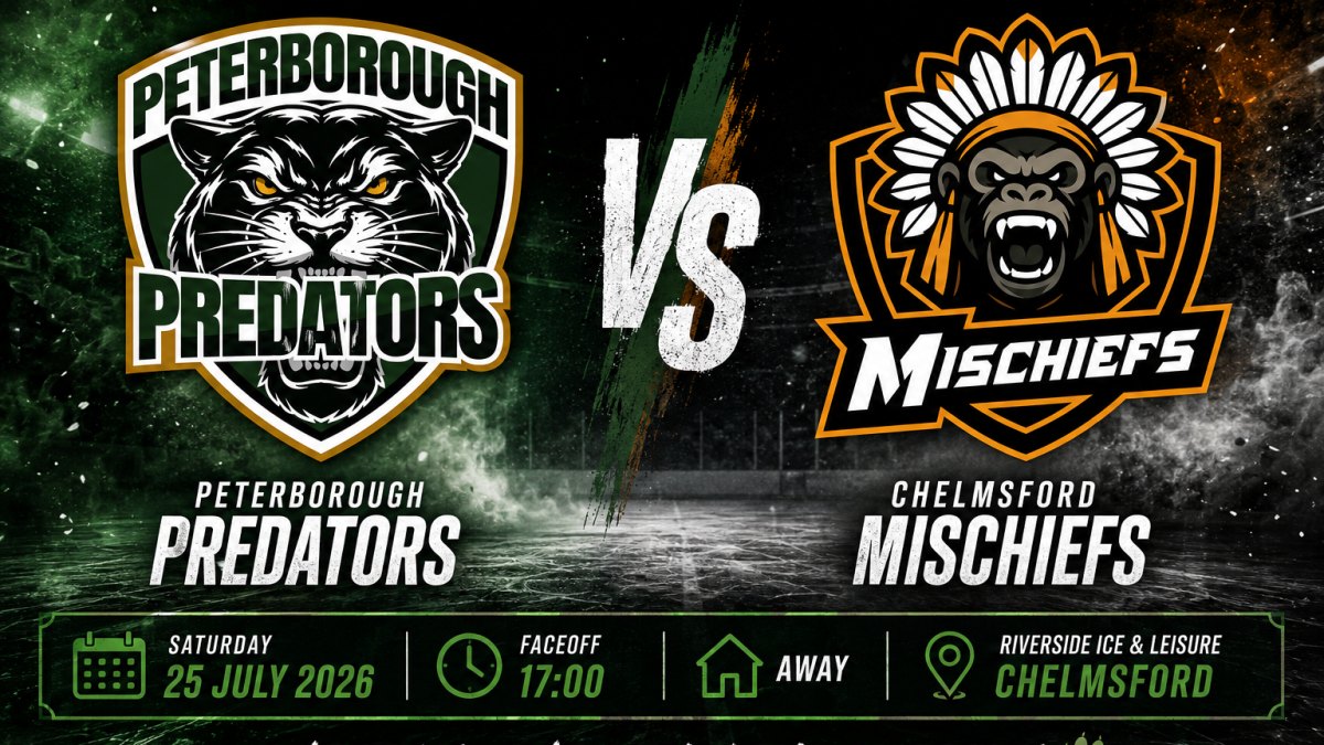 Predators Hit the Road for Tough Test Against Chelmsford Mischiefs