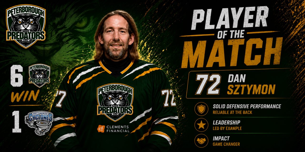 Predators Storm Past Cyclones With Dominant 6–1 Away Win
