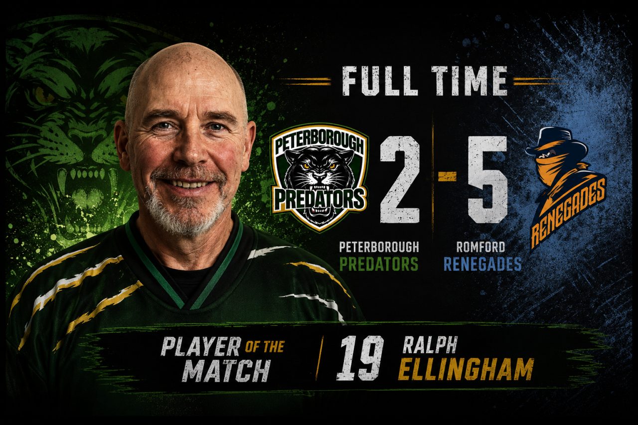 Predators’ Winning Run Ends Against Romford